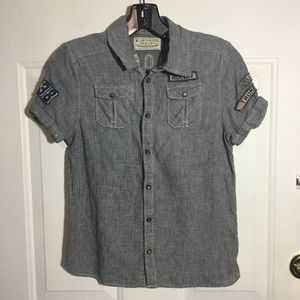 Scotch and Shrunk button down s/s shirt.